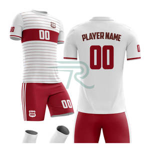 2026 Best <b>Design</b> Quick Dry Breathable Sublimation Short Sleeve Soccer Uniforms 100% Polyester Custom Team Wear Football OEM - Product Image 3