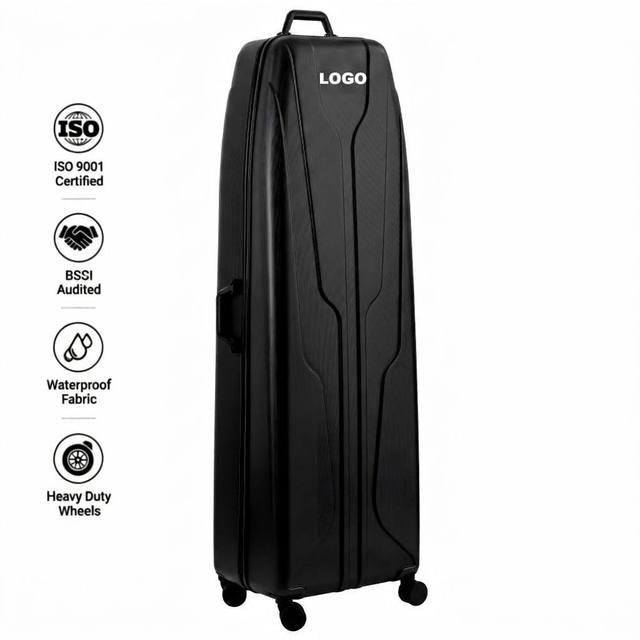 Hard Shell Protection Golf Travel Case With 4 Spinner Wheels Anti-Crush Impact Resistant Golf Club Protector Bag