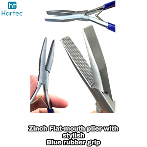 Pince à fusion à 7 dents plates pour extensions capillaires, avec poignée texturée, pour pose et retrait d'extensions à perles et à kératine - Product Image 4