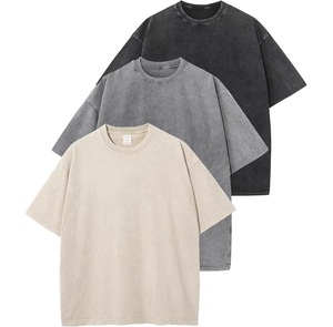 Camiseta Extra Grande para Hombre, Color Sólido, Manga Corta, Cuello Redondo, 100% Algodón Jersey, Tejido Liso, Corte Regular - Product Image 1