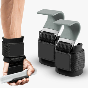 Heavy Duty Neoprene Wrist Support Hooks for Gym <b>Weight</b> Lifting and <b>Training</b>-Anti-Slip Pain Relief Unisex - Product Image 1