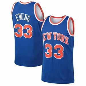 Maillot de basket-ball des Knicks de New York, débardeur en maille sans manches pour hommes, coupe régulière, toutes saisons - Product Image 1
