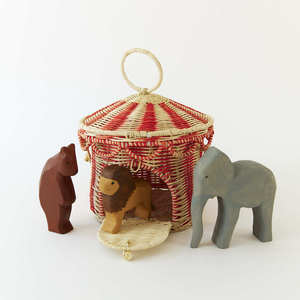 ของเล่นเด็กน่ารัก ราคาดี บ้านทรงเต็นท์หวายขนาดเล็ก สำหรับเด็กเล็ก - Product Image 2