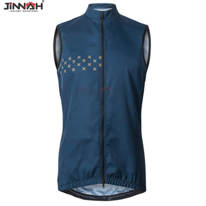 Gilet de cyclisme unisexe homme/femme coupe-vent personnalisé avec logo, plusieurs couleurs disponibles, prix usine - Product Image 4
