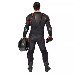 Traje de Carreras Completo de Cuero Breather Racing con Protección Certificada CE, Traje de Carreras de Cuero Vacuno - Product Image 3