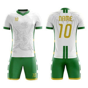 ชุดฟุตบอลออกแบบใหม่ขายส่ง ดีไซน์สวย ระบายอากาศได้ดี ชุดกีฬาฟุตบอลสวมใส่สบาย ระบายอากาศได้ดี - Product Image 4