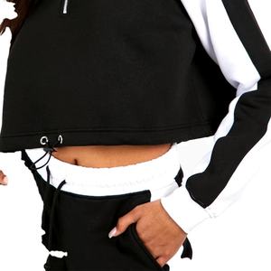 MOJO Women Crop Top Shorts Set Spandex/Polyester Breathable Fashion Casual Summer Matching Two Piece Outfit High Elastic Waist - Product Image 6