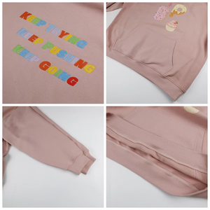 Custom Printed Hoodie Wholesale Heavyweight Cotton Blend Fleece Pullover Unisex Streetwear Logo Embroidery Bulk - Product Image 3