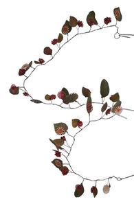 Modern Creative Eco-Friendly Multicolored Metal Flower Garland <b>Outdoor</b> Christmas <b>Wreath</b> Customized Size Party Supplies - Product Image 5