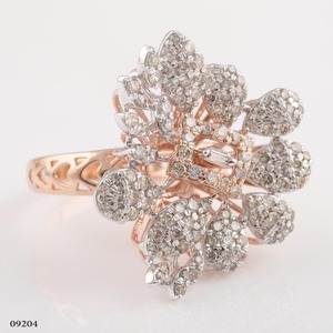 Élégante bague en or massif 14 carats pour femme, diamant brillant de laboratoire certifié IGI, VVS, pour fiançailles, mariage, bijoux de mariée raffinés - Product Image 6