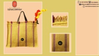 Bolso de Rafia Natural de Alta Calidad con Asa de Cuero Negro, Diseño de Diseñador, Bolso de Playa de Verano, Resistente al Agua y Ligero