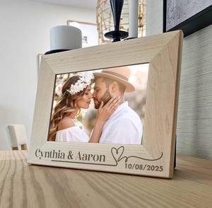 Cadre photo économique, simple, fait main, en bois, décoration murale, utilisation quotidienne, cadre photo en bois abordable - Product Image 3