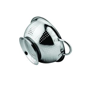 Passoire classique en acier inoxydable avec panier à poignée tubulaire avec usine de passoire en maille percée à deux oreilles - Product Image 1