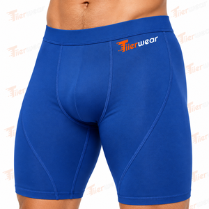 Shorts de compression pour hommes, couche de base respirante et extensible en tissu compressif pour le basketball, short de sport de soutien - Product Image 5