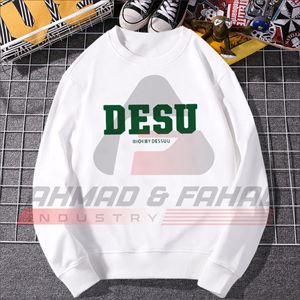Ahmad & Fahad Industry Wholesale Fashion Cartoon Printing LOGO Round Neck <b>Hoodie</b> Youth T-shirt Letter Printed <b>Thin</b> Top - Product Image 1