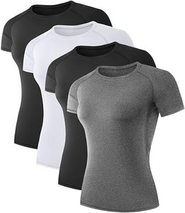 Yoga Wear <b>Athletic</b> Performance Top Wholesale Quick Dry Sport Womens T Shirt Breathable Mesh Running Gym Fitness - Product Image 1