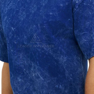 Fabrication en usine de t-shirts pour hommes sur mesure, coupe ample, effet délavé à l'acide, t-shirts surdimensionnés pour hommes adultes, 100% coton, effet délavé à l'acide - Product Image 5