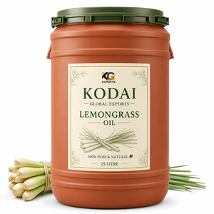 Aceite Esencial de Limoncillo de Tamil Nadu 100% Puro y Natural de Primera Calidad, Destilado al Vapor, para Aromaterapia y Cuidado Facial, Kodai Global Export - Product Image 1