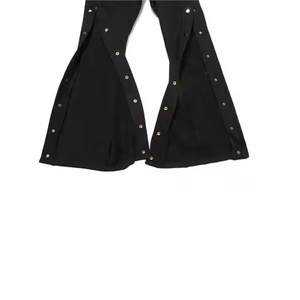 กางเกงผู้ชายสั่งตัดได้ คุณภาพสูง แฟชั่นสตรีทแวร์ กางเกงจ็อกเกอร์ติดกระดุมด้านข้าง กางเกงสเวตแพนท์ผ้าฝ้ายทรงหลวมสำหรับผู้ชาย - Product Image 6