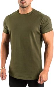 Ropa Deportiva de Alto Rendimiento, Camiseta Deportiva de Manga Corta, Transpirable, de Secado Rápido, para Gimnasio, Entrenamiento, Running, Ropa Deportiva para Hombre - Product Image 1