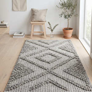 Alfombra Bohemia Personalizada de Algodón 3x6 Amarilla y Blanca, Alfombra Rectangular Resistente con Borlas Hechas a Mano para Sala de Estar - Product Image 2