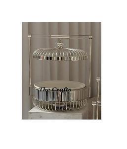 Plat à chafing en acier inoxydable au design standard avec couvercle suspendu, style classique, pour restaurant, mariage, buffet, taille et capacité personnalisables - Product Image 1