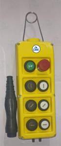 Interruptor de Botón Colgante para Grúa Industrial CMK, Clasificación IP65, Cuerpo de PVC Electrónico, Voltaje Personalizado, Amarillo, 5A, 120VAC, 100,000 Ciclos - Product Image 5