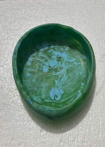 Cuenco giratorio de resina moderno seguro para alimentos al por mayor personalizado de forma ovalada para líquido caliente y frío, resina, resina polivinílica, cuenco de resina epoxi - Product Image 3