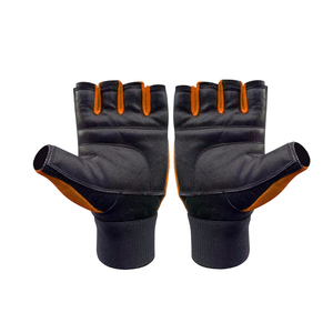 Gants de musculation personnalisés avec logo, protection antidérapante pour la paume, pour soulevés de terre, vente en gros, gants de gym respirants, prix d'usine - Product Image 2