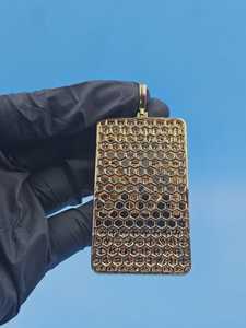 จี้เพชรหรูสำหรับผู้ชาย สไตล์ฮิปฮอป  ประดับเพชรโมอิสซาไนต์แท้  ตัวเรือนเงินแท้ 925  จี้ตัวอักษรชื่อหรืออักษรย่อ - Product Image 4