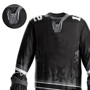 Professional Manufacturer Team Wear Design Ice Hockey Uniform Lightweight Material Jersey Set For Competitive Game Performance - Product Image 5