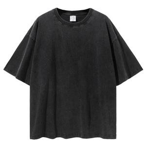 Camiseta Casual de Hombre, Cuello Redondo, Manga Corta, Corte Regular, Tejido de Punto, 100% Algodón, Color Sólido, Logotipo Frontal, Secado Rápido y Transpirable - Product Image 3