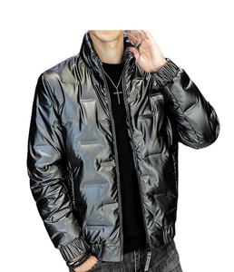 2025 mode Style couleur unie hommes doudoune en gros extérieur épais chaud veste d'hiver pour hommes - Product Image 6