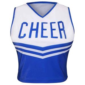 ชุดยูนิฟอร์มเชียร์ลีดเดอร์ผู้หญิงคุณภาพสูง แห้งเร็ว น้ำหนักเบา สีพื้น สีสันปรับแต่งได้ - Product Image 3