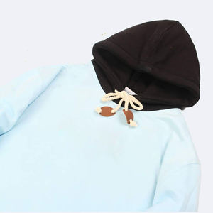 Sweat à capuche oversize pour homme en molleton épais, délavé à l'acide, sérigraphié, à carreaux, brodé, style vintage, décontracté d'hiver - Product Image 2