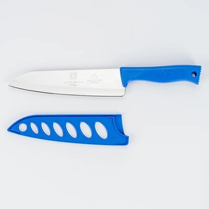 Cuchillo de Chef JAYA MATA JM457 de 7 Pulgadas, Hoja de Acero Inoxidable con Revestimiento Antiadherente, Apto para Lavavajillas, Funda Protectora, Mango de Color - Product Image 5