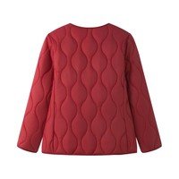 Parka de Invierno Cálida y Compresible, Ideal para Viajes, Gruesa, Cómoda, para Uso Diario al Aire Libre, con Cierre y Rayas Tejidas