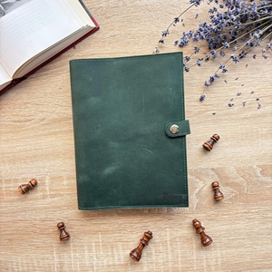 Étui de luxe en cuir véritable pour carnet, couverture de journal rechargeable, support d'écriture, organisateur de bureau NBC-0054 - Product Image 6