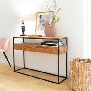 โต๊ะคอนโซลวานดานา เอลารา อัลตร้า ทำจากไม้กระถินเทศและโลหะ - Product Image 4