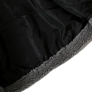 Vestes grandes tailles, mode, logo personnalisé, veste en polaire sherpa zippée pour homme, hiver - Product Image 3