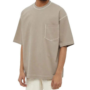 100% Cotton Heavyweight Mens Oversized <b>Tshirt</b> Dtg Print <b>Plain</b> Custom Logo T Shirt - Product Image 1