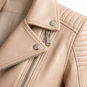 Gilets en cuir personnalisés pour femmes - Fournisseur en gros, vestes en cuir sur mesure OEM pour femmes, achat en gros - Product Image 4