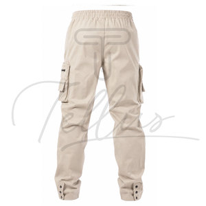 2026 Most Popular Solid Color Cotton Men's Casual <b>Trousers</b> Fashion Men's Slim Cargo Pants 6 Pocket Cargo <b>Trouser</b> for Men - Product Image 6