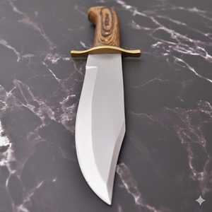 Couteau artisanal THEWIZ CRAFTS pour la survie en plein air, en acier au carbone, 8-9,9 pouces, pointe clip, forgé à la main, ambidextre, épaisseur 3,5 mm - Product Image 2