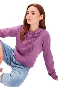 Sudadera unisex con logotipo personalizado para entrenamiento, Sudadera con capucha polar de talla grande y chándal para correr para mujer - Product Image 3