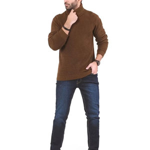 Pull en maille moderne à col roulé, doté d'un toucher doux, d'un col chaud et d'un col roulé flexible pour une liberté de mouvement - Product Image 1