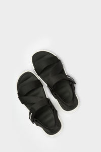 Sandalias Deportivas Casuales SHONDO con Punta Abierta, Correa de Talón Cómoda, Color Negro Completo, Ligeras, de Secado Rápido, Unisex, para Movimiento Activo - Product Image 5