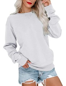 Sweat-shirt ajustable pour femme, style streetwear, col rond, dernière collection printemps-automne, haute qualité, produit le plus vendu - Product Image 1