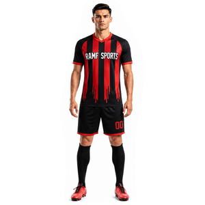 Maillots de football personnalisés OEM en polyester pour adultes, kits de football, maillots de football par sublimation, uniformes - Product Image 2
