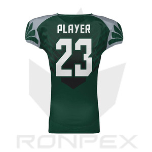 Camiseta de Fútbol Americano Económica para Equipos Deportivos, Diseño de Logotipo Personalizado, Camiseta de Fútbol Americano en Oferta con Servicio OEM - Product Image 2